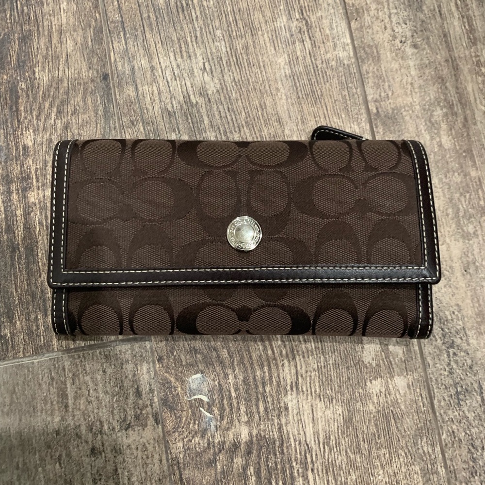 Coach Signature Canvas wallet